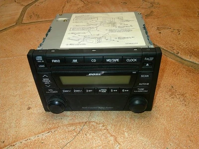 *LEER* 02-05 RADIO CD MAZDA MX-5 MIATA BOSE 2 DIN, 6 DISCOS, OEM Foto 1 de 4