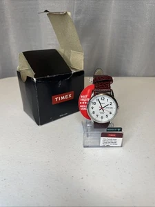 Timex Men's T20041 Easy Reader 35mm Brown Leather Strap Watch - Picture 1 of 5