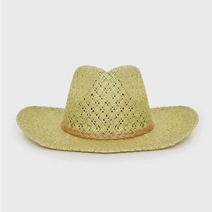 Prinzessin Polly Damen Rouse Stroh Cowboy Hut in Salbei Einheitsgröße Neu - Bild 1 von 4