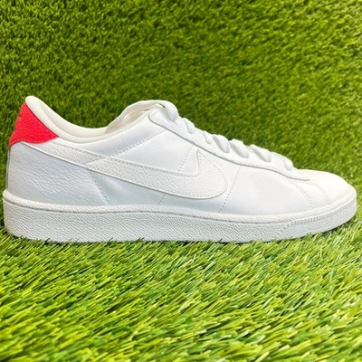 Nike Tennis Classic CS Mens Size 8.5 White Red Athletic Leather Shoes Sneakers - Image 1 of 4