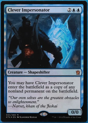 Clever Impersonator (Promo Pack) FOIL Khans of Tarkir Promos PLD (505474) - Image 1 of 2