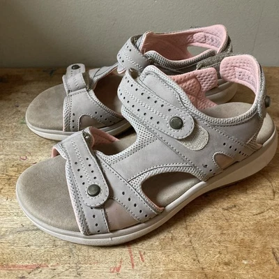 SAS San Antonio Shoes Women's Embark Sport Sandals US SIZE 7.5 W EUC Gray Pink - Image 1 of 4