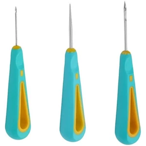 3 Stück Runde Lochkegel-Handbohrer, Stanznadel, Kerzendochtwerkzeug Zur Ker4119 - Bild 1 von 8