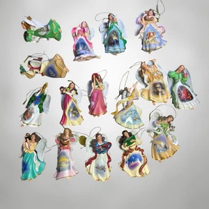 VTG DANBURY MINT HEAVENLY ANGELS CHRISTMAS TREE ORNAMENT SET OF 22 W/BOX - READ - Picture 1 of 24