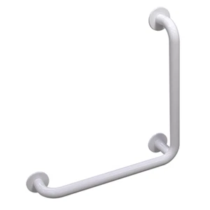 Mango Mango Angular para Baño Accesible Blanco 60/60cm DN 32mm con Rosetas de Cubierta - Imagen 1 de 7