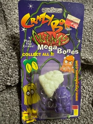 Lot #3 Crazy Bones Mutants Mega Bones NIB 1999 - Image 1 of 2