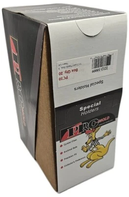 (Box Of 20) Pro-Mold Super Thick Mini Snap Card Holders 180pt Size Made In USA - Image 1 of 4