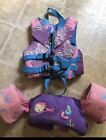 Kids Child Life Jacket Vest 30-50 Lbs And Puddle Jumper Water Wings