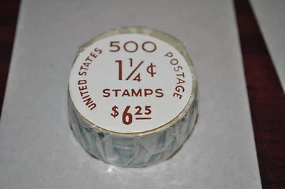  UNOPENED Full Coil of 500 1 1/4c Scott #1054A Palace of the Governors - Image 1 of 3