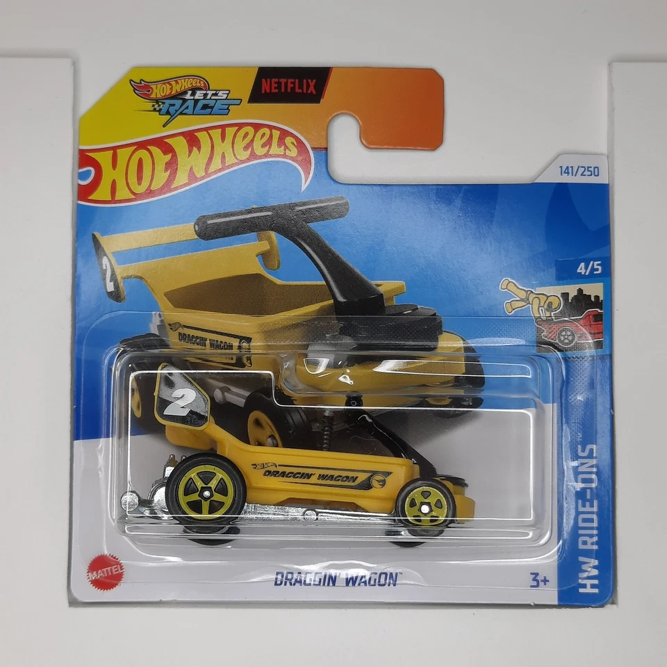 Hot Wheels Mattel 2024 Draggin Wagon 141/250 HW Ride-Ons 4/5 - Immagine 1 di 1