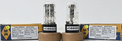 6SN7GT Haltron Сделано в США Amplitrex 1000 Протестировано Кол-во 1Шт Соответствующая Пара - Изображение 1 из 4