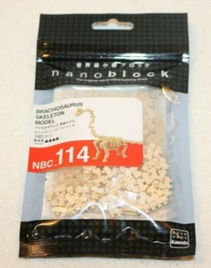 Nanoblock Brachiosaurus Skeleton Model 140 pcs Building Kit 46743, New Sealed - Picture 1 of 3