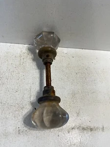 - Antique Glass Door Knobs With Damage Salvage Vintage Hardware  - Picture 1 of 5
