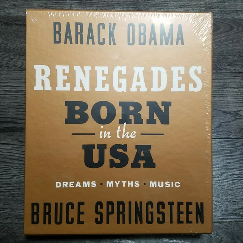 Renegades: Born in the USA Deluxe Signed Edition Barack Obama Bruce Springsteen Cover