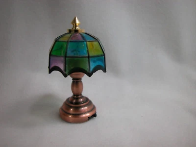 Heidi Ott #YL1612  Dollhouse Miniature Light 1:12 Scale LED Table Lamp  - Image 1 of 4