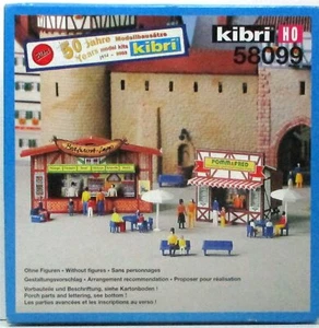 Spur H0 Kibri 58099 Bausatz 2 Kirmesbuden OVP (2521K) - Bild 1 von 1
