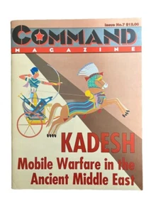 XTR Vintage Collectable Command Wargame Magazine #7 Nov-Dec 1990 - Kadesh - Picture 1 of 4