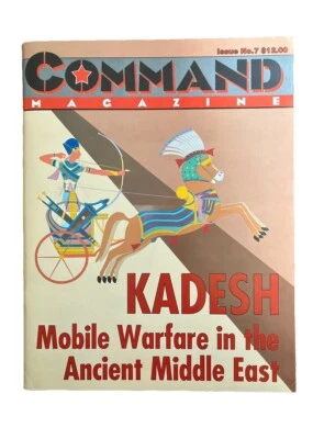 XTR Vintage Collectable Command Wargame Magazine #7 Nov-Dec 1990 - Kadesh Foto 1 de 4