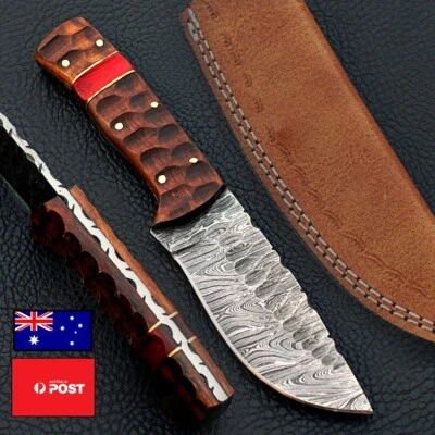 Navaja de Bolsillo de Acero Damasco Hecha a Mano con Mango de Cuerno Artículo de Coleccionista K002 Foto 1 de 4