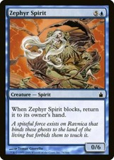 FOIL Zephyr Spirit | MtG Magic Ravnica: City of Guilds | English | Near Mint