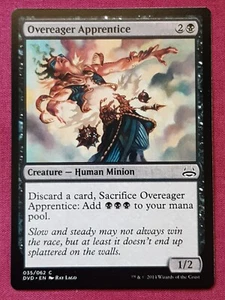 Magic The Gathering DUEL DECKS ANTHOLOGY DIVINE VS DEMONIC OVEREAGER APPRENTICE - Picture 1 of 2