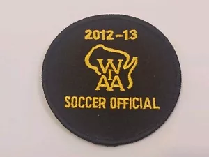 2012 -13 WIAA Fußball Offizieller Schiedsrichter Patch - Bild 1 von 2