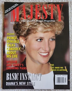 Majesty Magazine March 1994 Vol.15 No.3 Princess Diana cover - Imagen 1 de 3