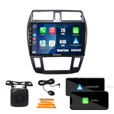Android Car Stereo Radio For Honda City 2006-14 AT Carplay GPS Navi WiFi 64G BT - Image 1 of 4