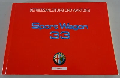 Manual de usuario Alfa Romeo 33 Sport Wagon Stand 03/1991 Foto 1 de 4