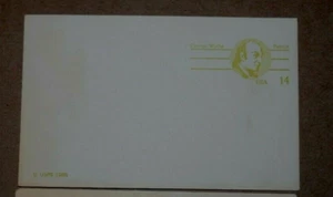 VINTAGE, 14 Cent "George Wythe," Mint NH Post Card, Scott's # UX 108, New, MNH - Picture 1 of 2