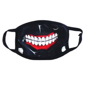 TOKYO GHOUL KEN KANEKI FASHION FACE MASK - Picture 1 of 3