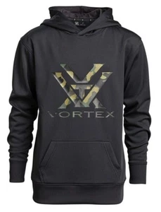 Vortex Optics Kids Performance Hoodie Black Camo - Picture 1 of 3