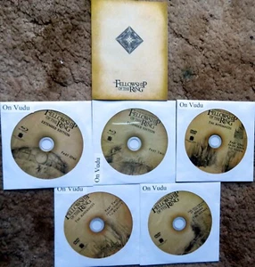LORD OF THE RINGS - Three (3) Titles + 15 Blu-Ray discs + 3 Booklets - NO Boxes - Picture 1 of 3