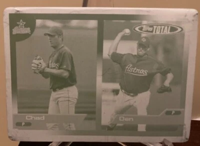 Chad Quals & Dan Wheeler - 2005 Topps Total Printing Press Plate - 1/1 - Astros - Image 1 of 2