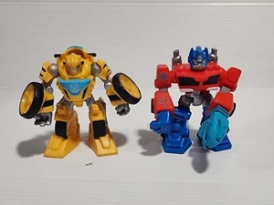 Playskool Heroes Transformers Rettungsbots dunkle Hummel Optimus Prime Menge 2 - Bild 1 von 4