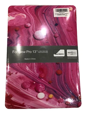 MacBook Pro 13" A1706 a2251 a2289 Carcasa Rígida Silicona Teclado Cubierta Rosa Foto 1 de 2