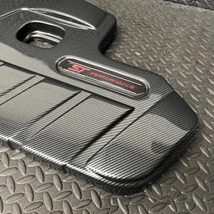 Mk4/4.5 Focus ST Petrol Engine Cover - Deluxe Carbon Fibre Effect Plastic - Picture 1 of 4