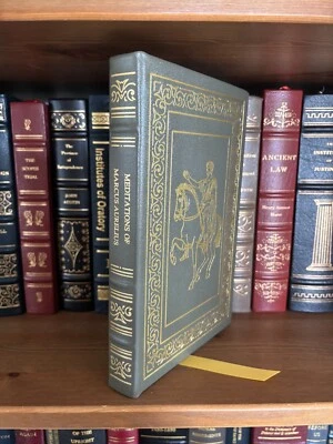 MEDITATIONS OF MARCUS AURELIUS Gryphon Ancient Classics Leather NEW DESIGN - Image 1 of 3