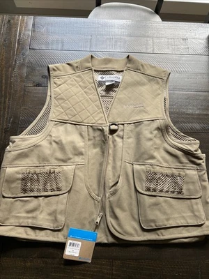 XXL Columbia PHG Mens Warm Weather Cockbird Upland Hunting Vest NEW WITH TAGS - Image 1 of 4