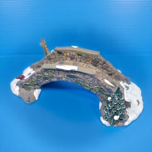 Lemax Olde Stone Bridge Christmas Village Accessory Snow Covered Decor VTG 2000 - Picture 1 of 13