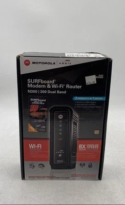 Arris Motorola SBG6580 N300 Surfboard Gateway Dual Band Modem & Wi-Fi Router - Image 1 of 4