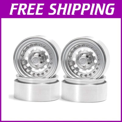 Pack of 4 Alloy Beadlock Wheel Rims for 1/10 RC Crawler - Image 1 of 4