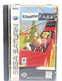 Theme Park (Sega Saturn, 1995) CIB Complete TESTED Bullfrog Classic Simulation