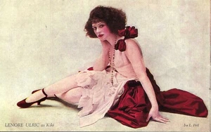 Vintage Theatre Postcard, Kiki, Lenore Ulric, Andre Picard, Belasco, 1921 unused - Picture 1 of 2