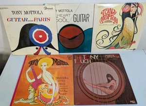 Lot of 5 Tony Mottola Vinyl LP Record Lot (1964-1969) Gatefold Spanish Guitar - Picture 1 of 19