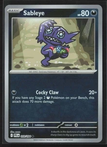 059/094 Sableye - Phantasmal Flames - Reverse Holo NM Pokemon - Picture 1 of 2