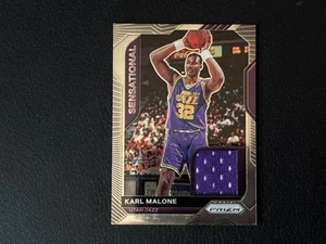 2020-21 Panini Prizm - Sensational Swatches Karl Malone #SSW-KML (MEM) - Picture 1 of 2