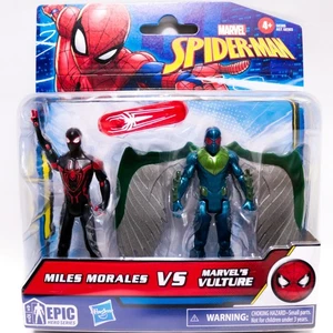 Marvel Spider-Man Miles Morales Vs Marvel's Vulture 4" Action Figure Hasbro - Picture 1 of 3