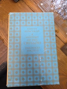 A History of the Crusades Folio Society 3 Vol HC Set in Slipcase Steven Runciman - Picture 1 of 9