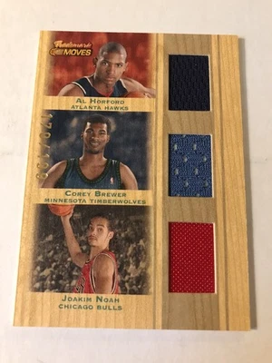 2007-08 Trademark Moves HORFORD/BREWER/NOAH Rookie Triple Relics /199 RC READ!! - Image 1 of 3